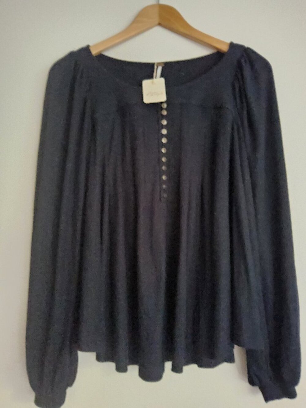 New Free People Black Sweater Top Size XS S